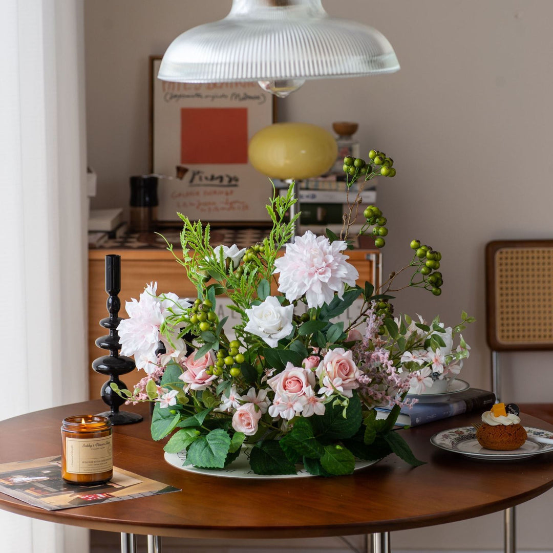 Lifelike Orchid Floral Centerpiece