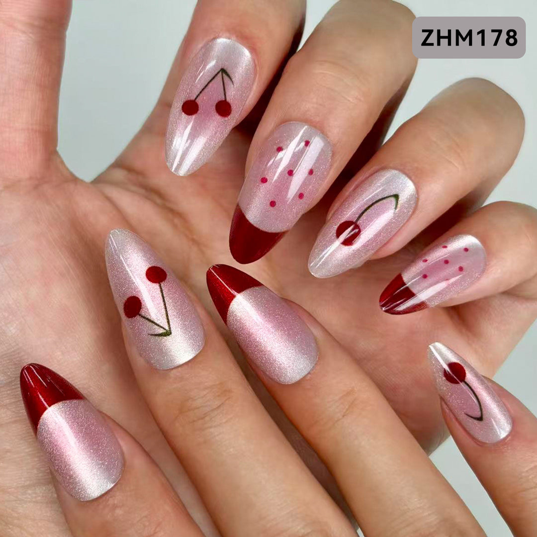 Floral Design Press-On Nails Stornfield