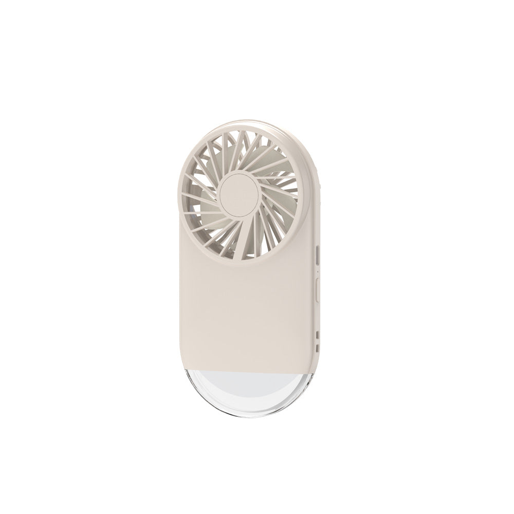 Unisex Rechargeable Handheld Cooling Fan with LED Light Stornfield