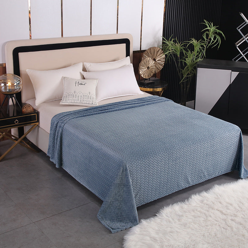 Luxury Textured Throw Blanket