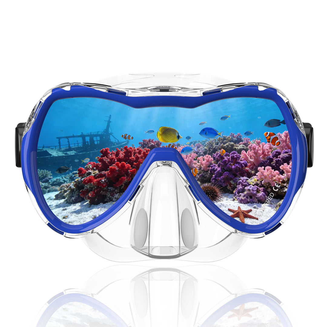 Diving mask with wide field of vision by Stornfield