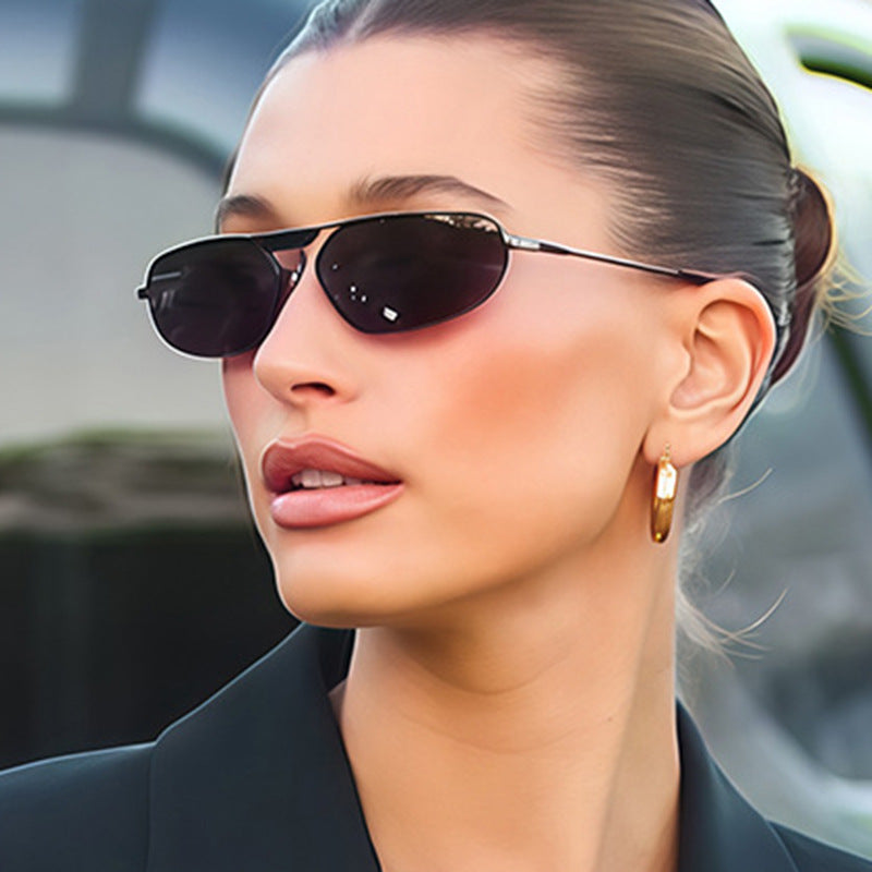 Ladies fashionable sunglasses in elegant polygon design Stornfield