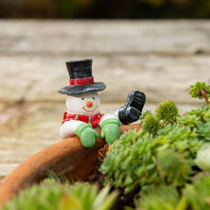 Decorative Snowman Plant Decoration Stornfield