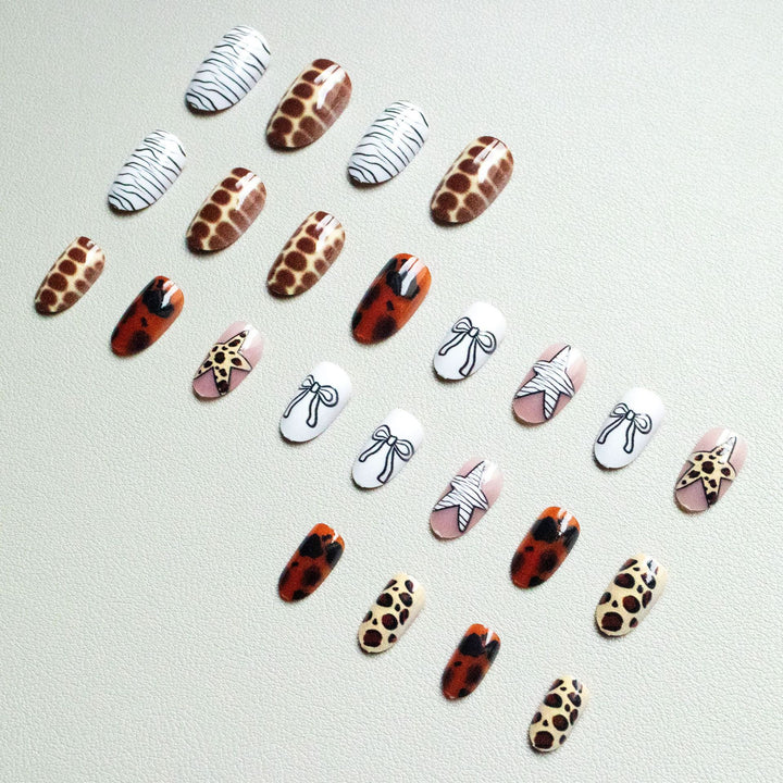 Artistic Animal Print Nail Art Kit