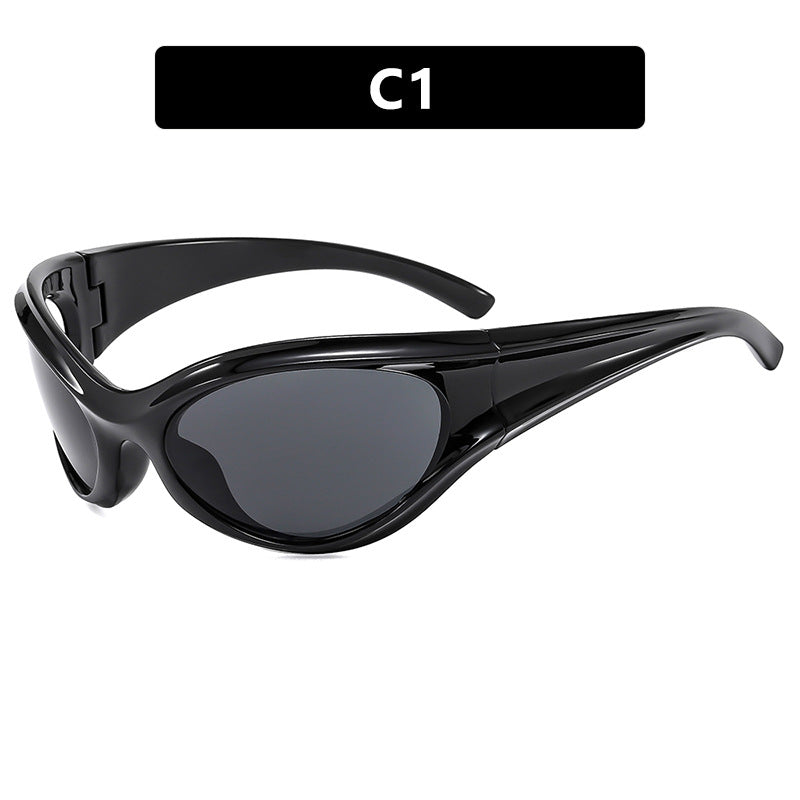 Women sporty sunglasses with aerodynamic design Stornfield