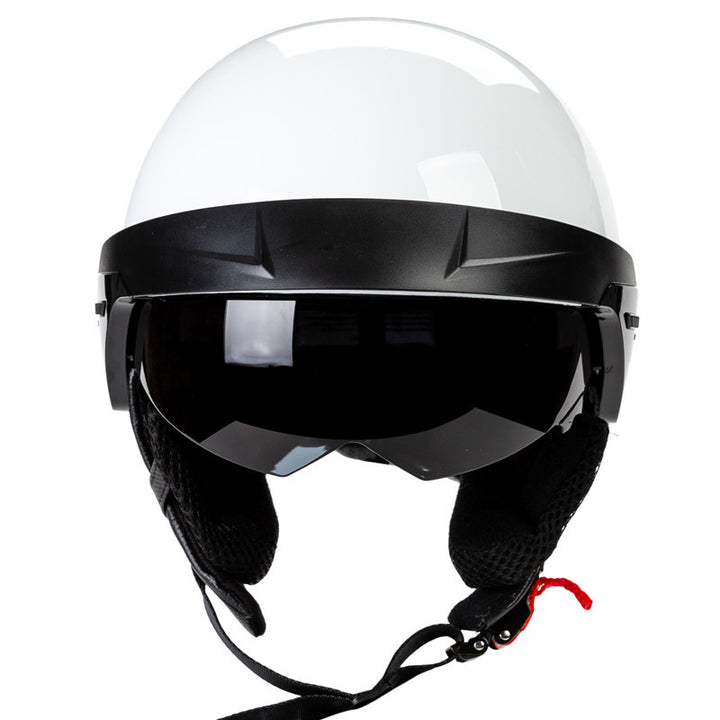 Urban Style Motorcycle Half-Helmet with Visor Stornfield