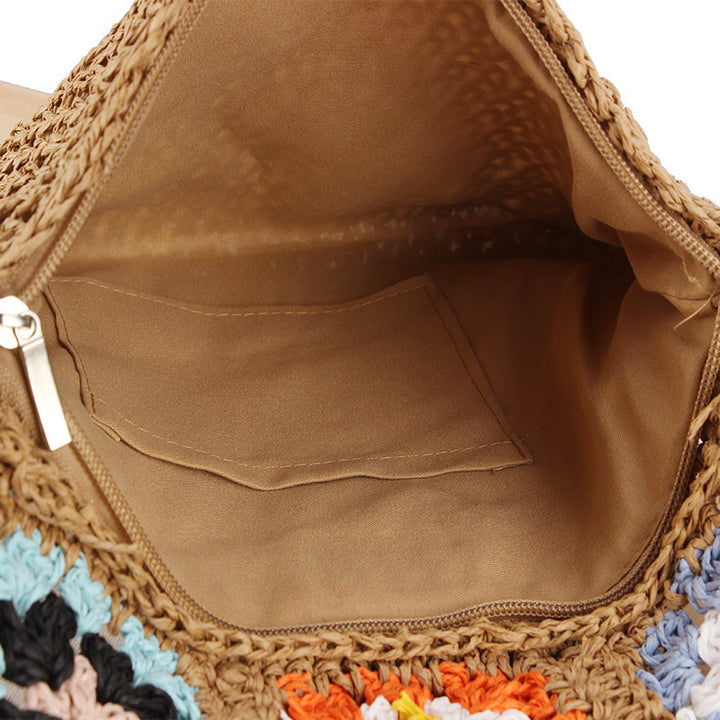Handmade Shoulder Bag in Modern Patchwork Design Stornfield