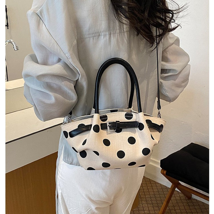 Polka Dot Structured Handbag Stornfield