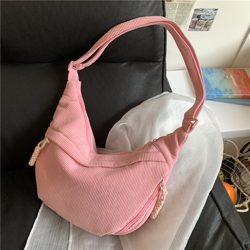 Shoulder bag with artistic fan design Stornfield