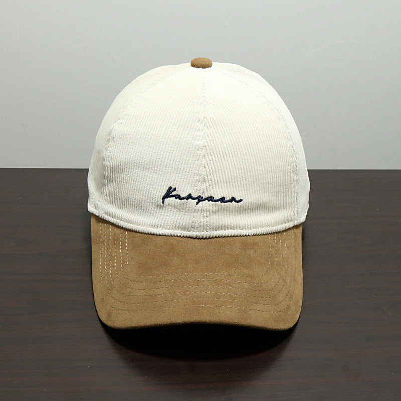 Men's Textured Corduroy Baseball Cap Stornfield