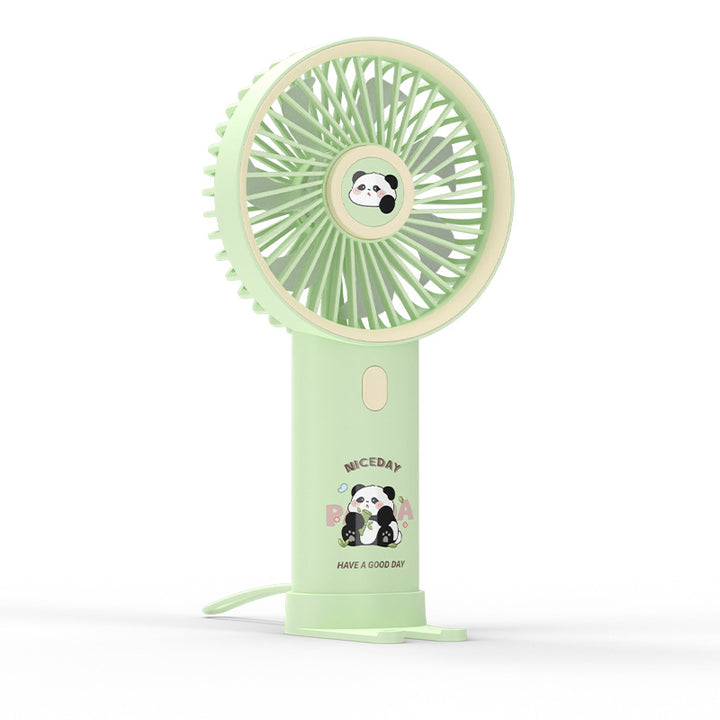 Women Portable Handheld Fan with Cute Panda Design Stornfield