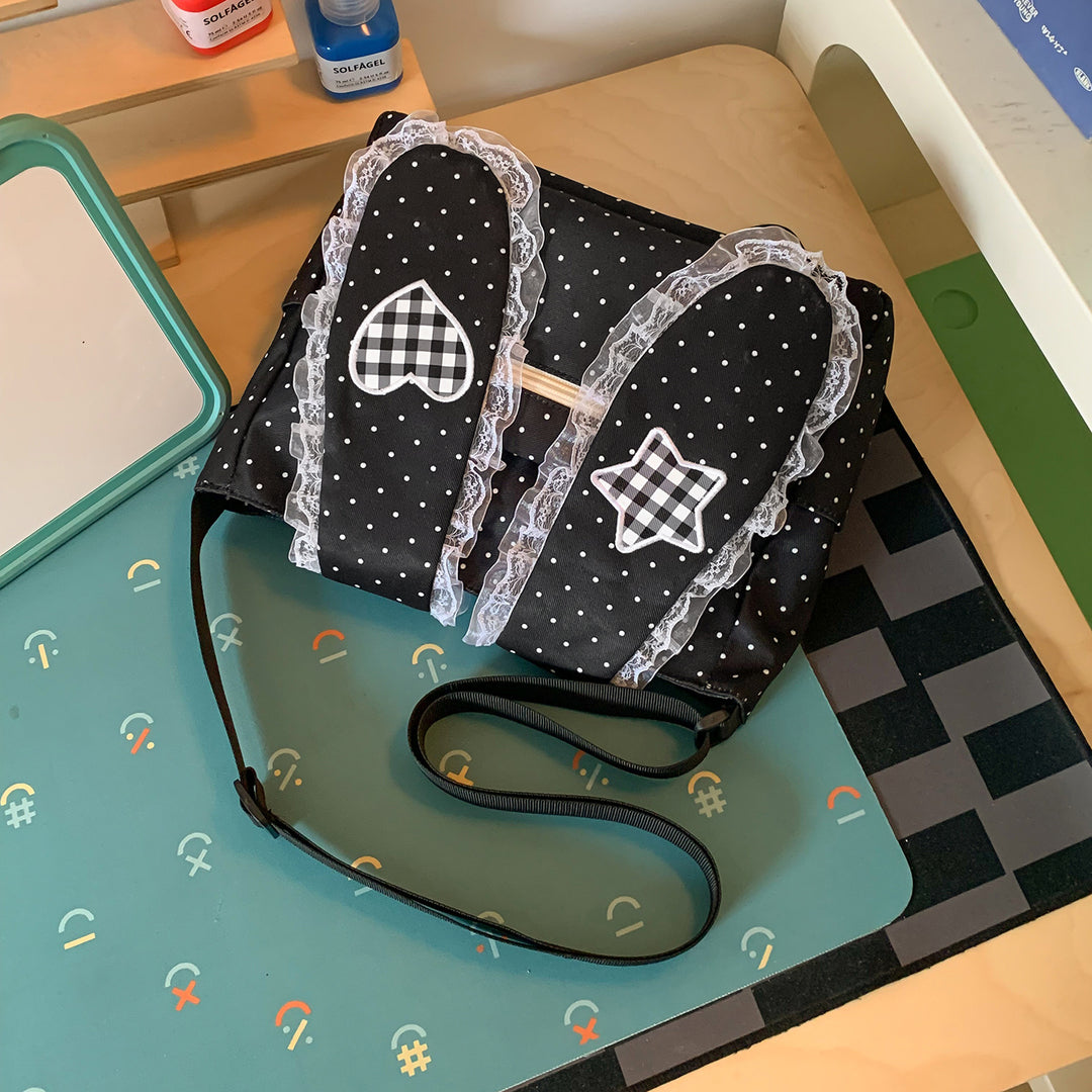 Playful Polka Dot Crossbody Bag