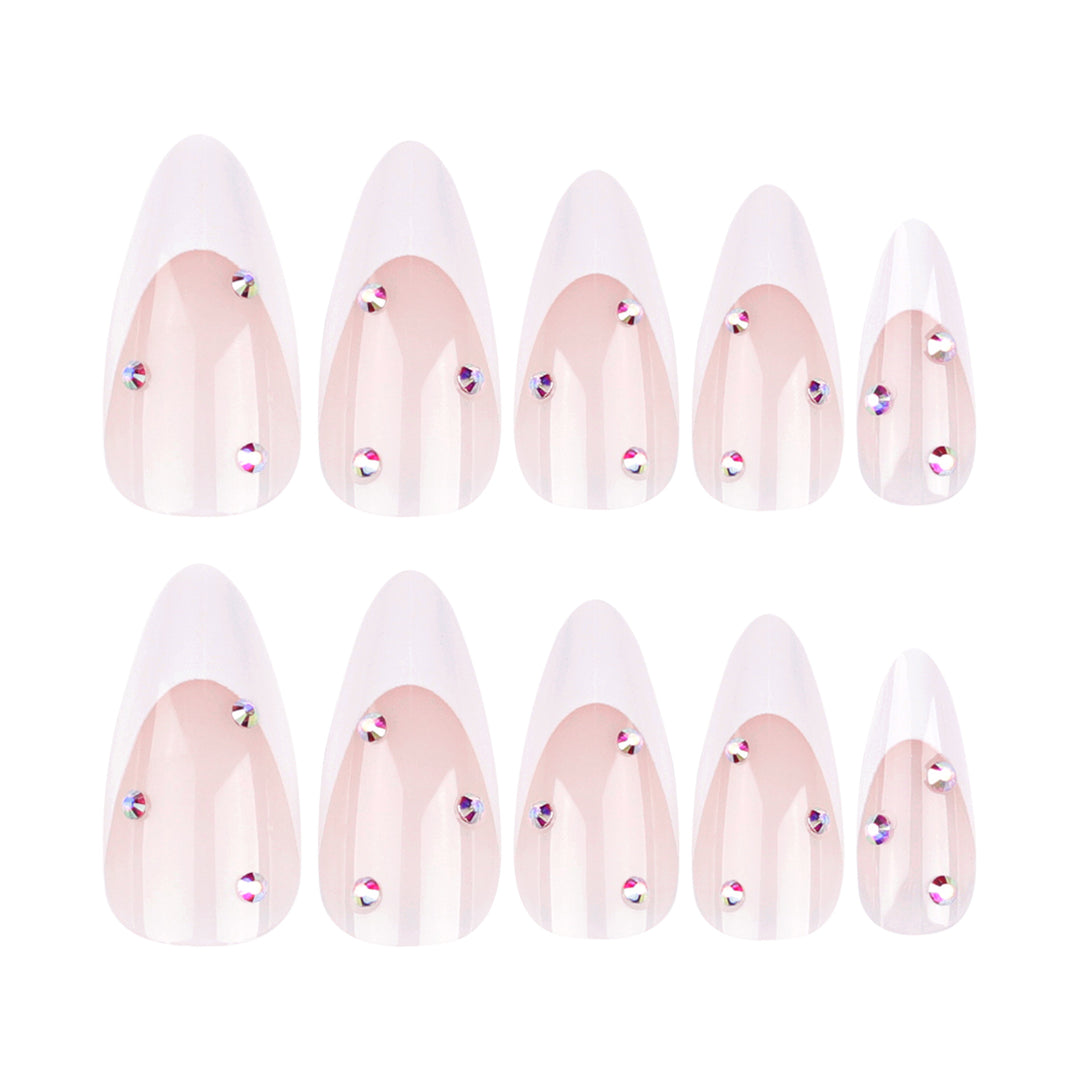 Artistic stiletto nails with elegant glitter design Stornfield