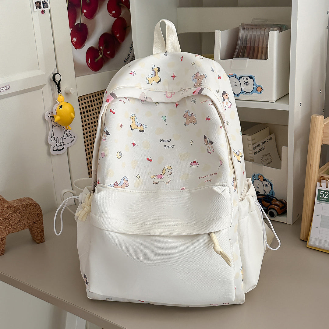 Cute Character Print Backpack Stornfield 1791205506