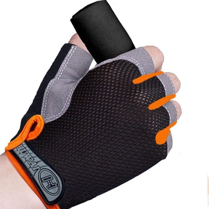 Men's training gloves with non-slip palm and breathable structure Stornfield