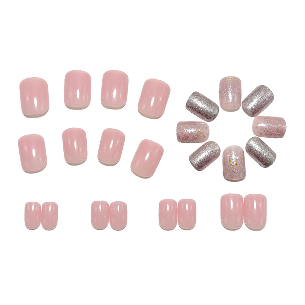 Glitter Artificial Nails Stornfield