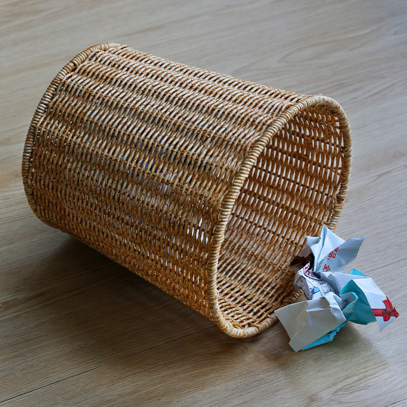 Unisex High-quality decorative storage basket with natural rattan structure Stornfield