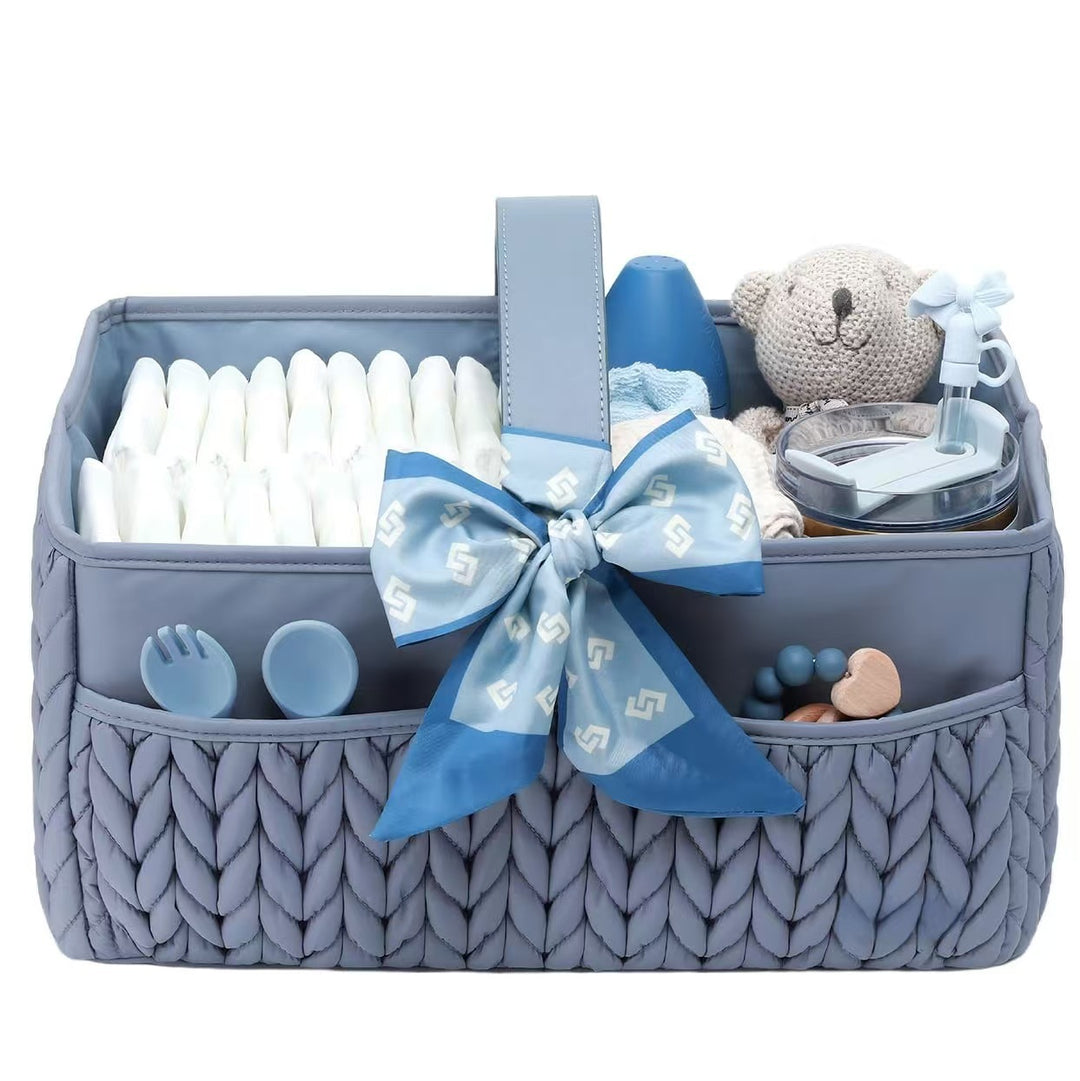 Quilted tote bag with practical compartments Stornfield