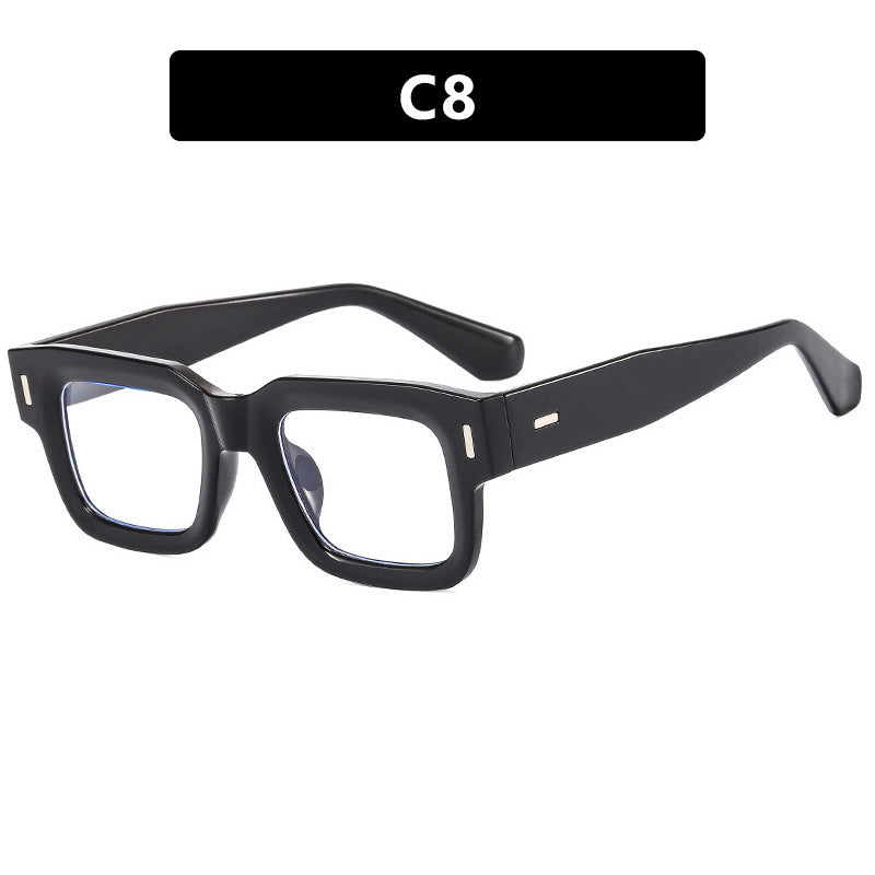 Ladies stylish square sunglasses with eye-catching leopard print Stornfield