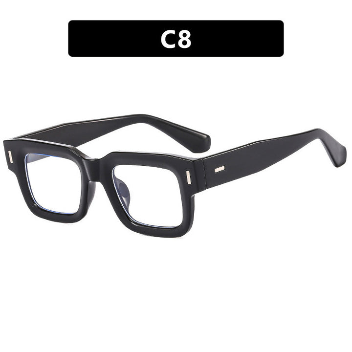 Ladies stylish square sunglasses with eye-catching leopard print Stornfield
