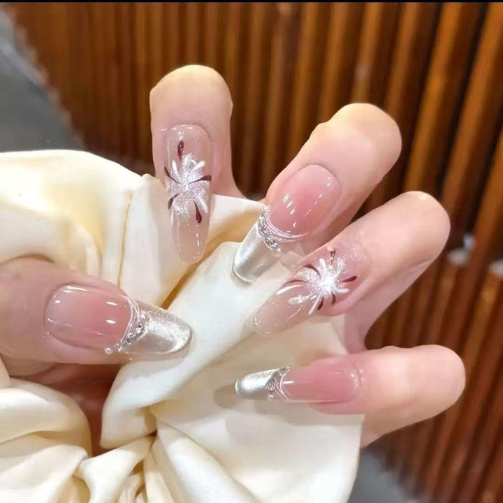 Artistic Heart Pattern Nail Art Extensions Stornfield