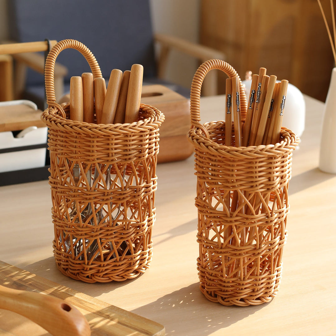Handcrafted Woven Storage Cylinder Stornfield