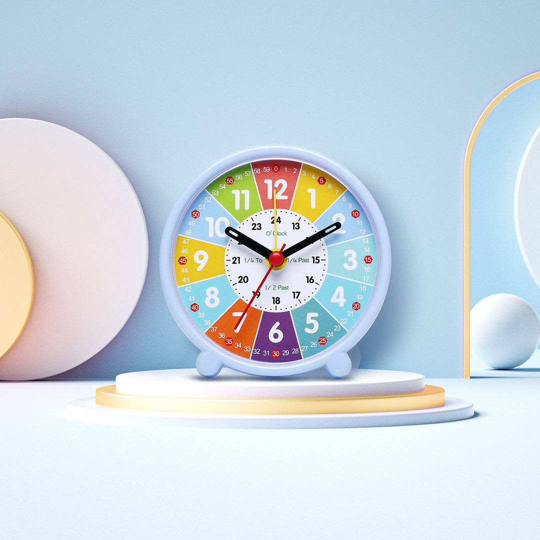 Table clock with bright colors Stornfield