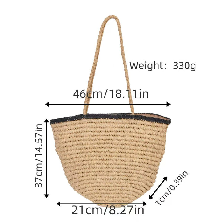 Beach and shopping bag with robust fabric Stornfield