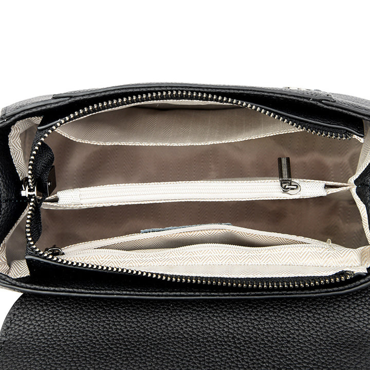 Elegant Leather Top Handle Handbag Stornfield