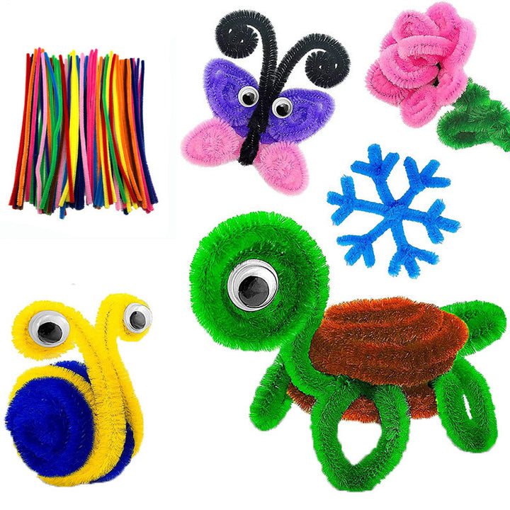 Unisex versatile craft kit with colorful pipe cleaners and googly eyes Stornfield