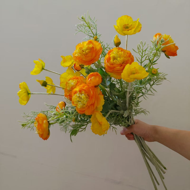 Lifelike Floral Bouquet Arrangement