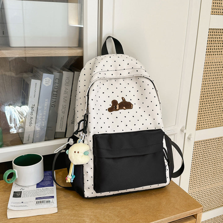 Playful Polka Dot Animated Backpack Stornfield