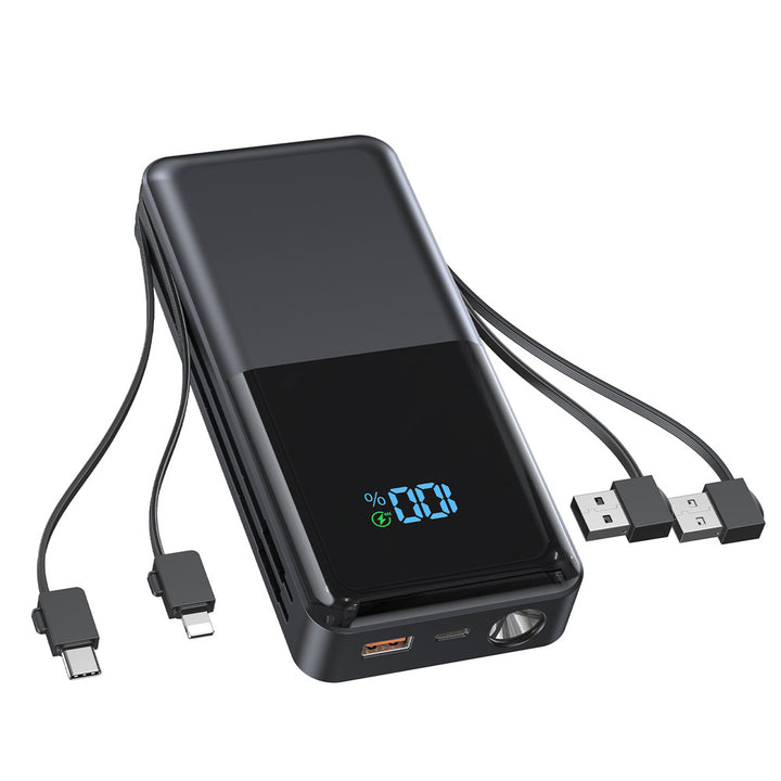 Portable power bank with integrated LED display and fast charging function Stornfield