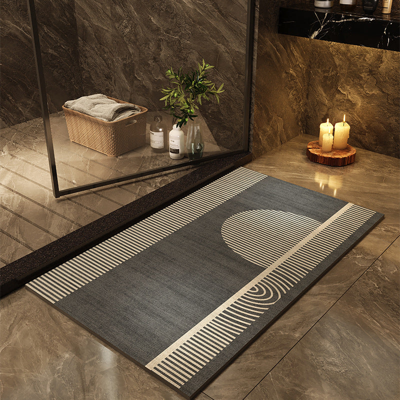 Abstract Geometric Shower Mat