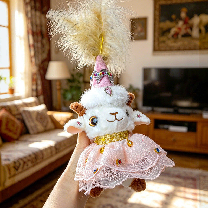 Jewel-Embellished Plush Lamb Collectible Stornfield