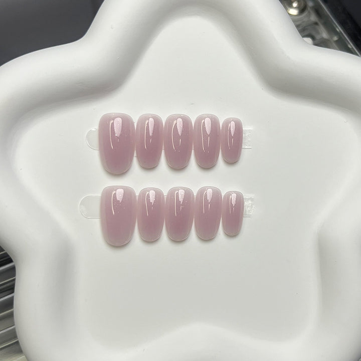 Elegant Glossy Press-On Nail Set