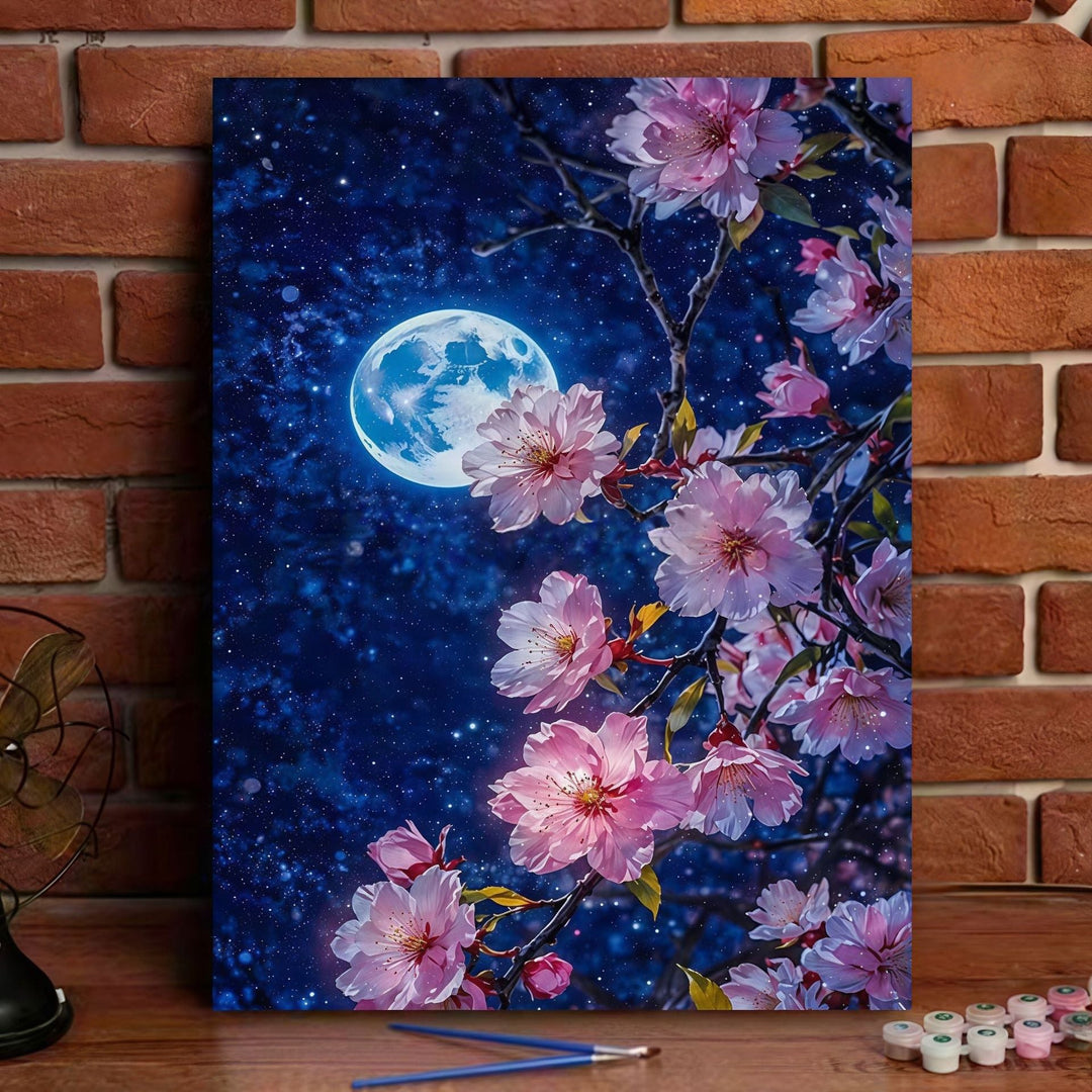 Romantic Blossom Landscape Canvas Art Kit Stornfield