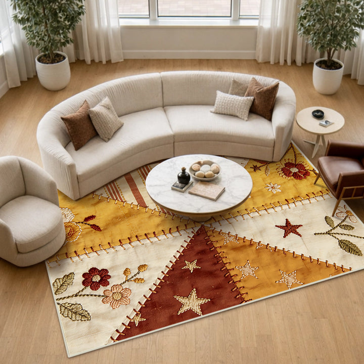 Decorative Patchwork Area Rug