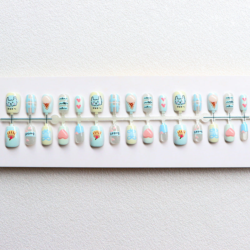Creative Themed Press-On Nail Set Stornfield