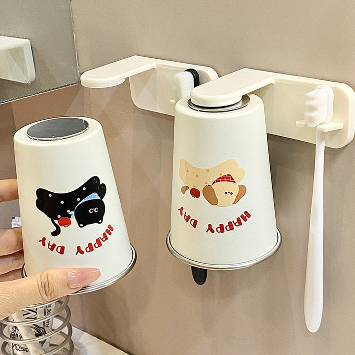 Stainless Steel Drinking Cup with Cheerful Dog Design Stornfield