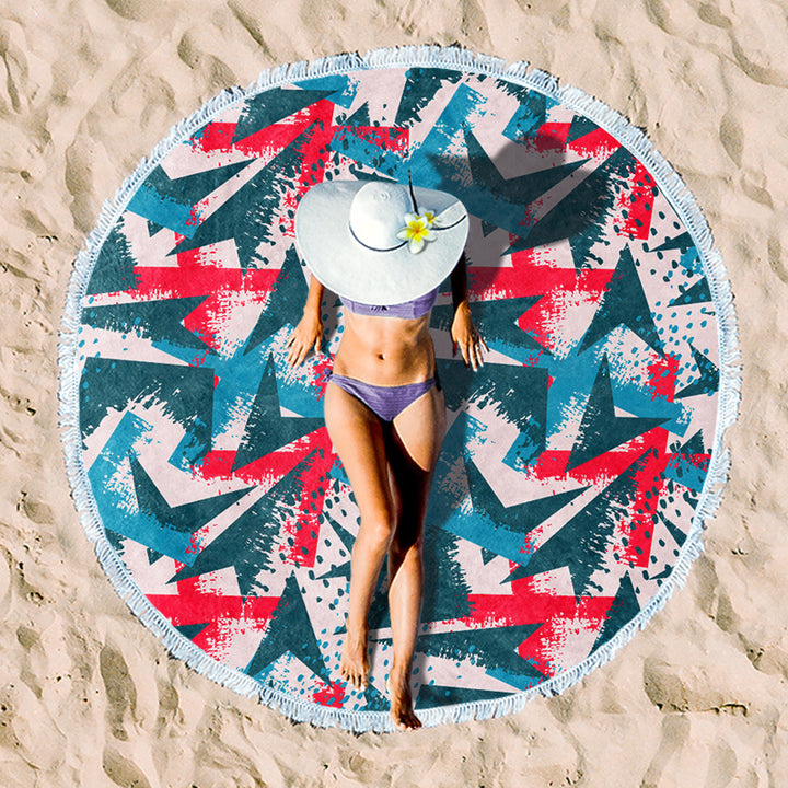 Rundstrand towel with unique sunset design Stornfield