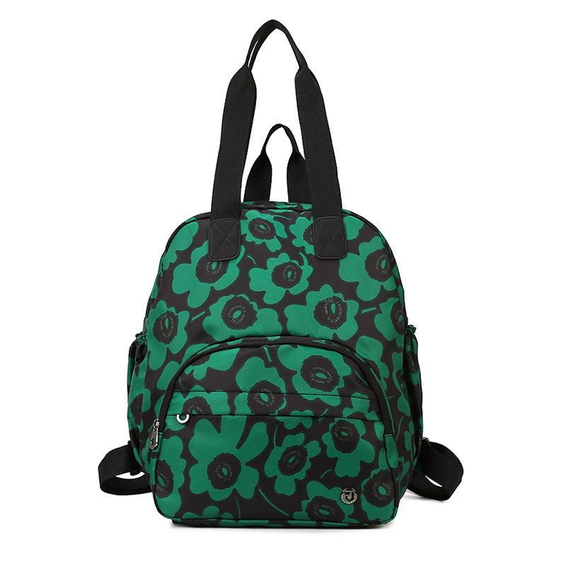 Floral Print Multi-Functional Backpack Stornfield