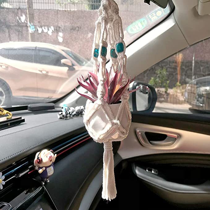 Key jewelry with macrame design Stornfield