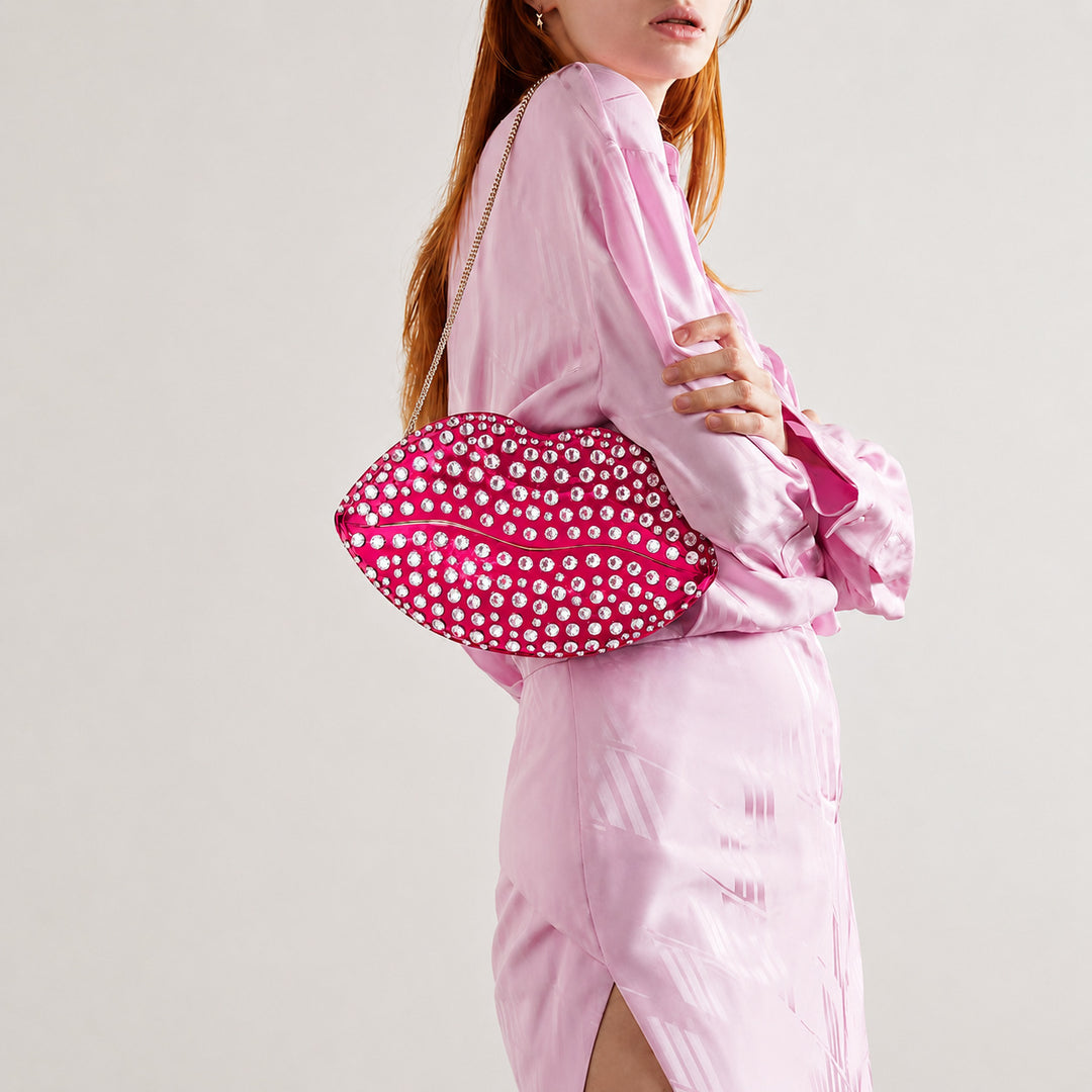 Statement Kiss-Shaped Handbag