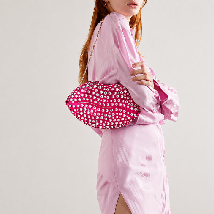 Statement Kiss-Shaped Handbag