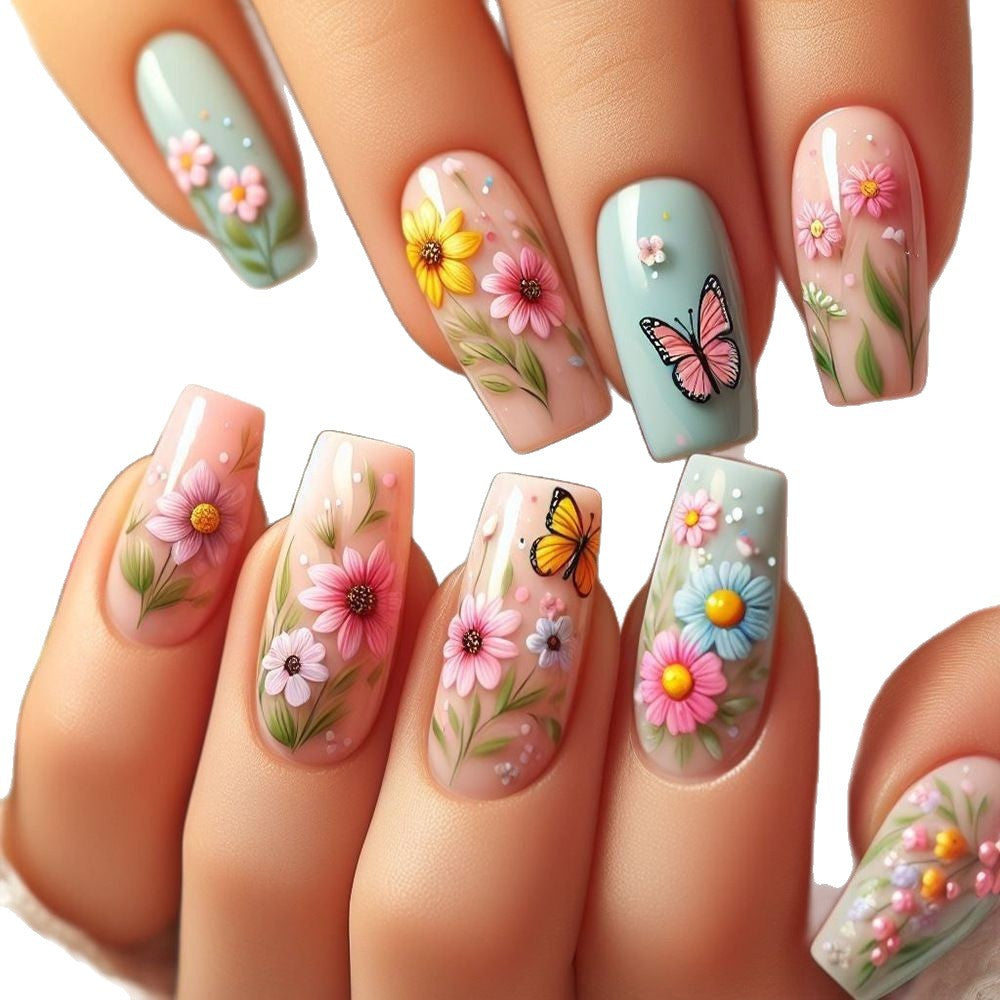 Floral Gradient Nail Art Design Kit Stornfield