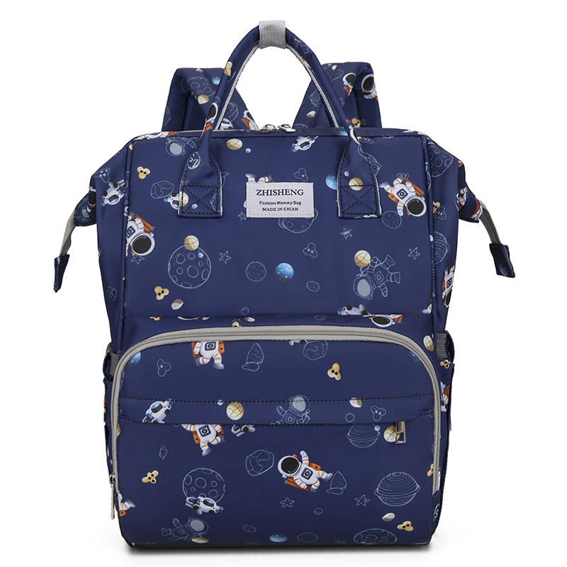 Cosmic-Themed Multi-Functional Diaper Backpack Stornfield