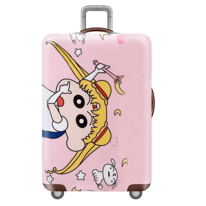 Unisex children's suitcase with reinforced hard shell, telescopic handle and Kuromi motif Stornfield