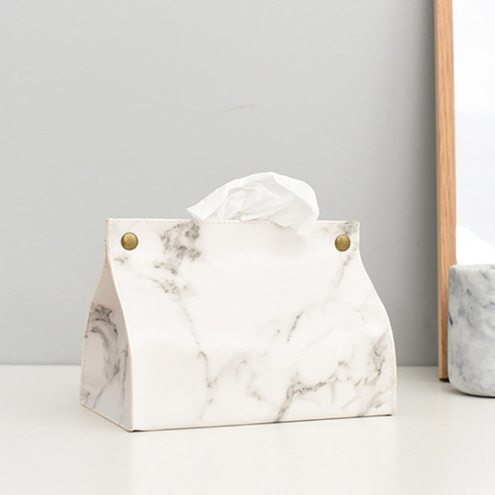 Elegant Marble Tissue Box Holder