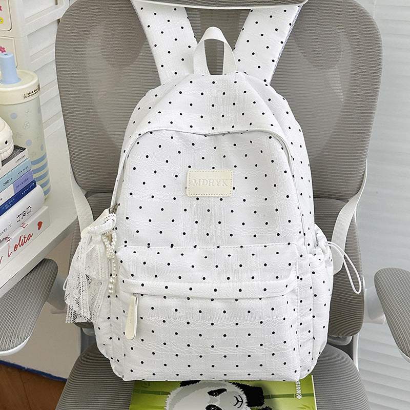 Compact Polka Dot Backpack Stornfield